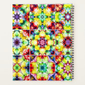 タイル地中海の、アルコールインクタイル、マジョリカ プランナー手帳 (裏面)