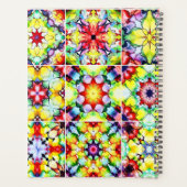 タイル地中海の、アルコールインクタイル、マジョリカ プランナー手帳 (裏面)