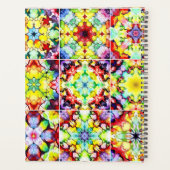 タイル地中海の、アルコールインクタイル、マジョリカ プランナー手帳 (裏面)