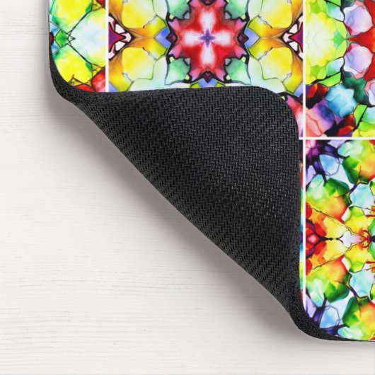 タイル地中海の、アルコールインクタイル、マジョリカ マウスパッド (コーナー)