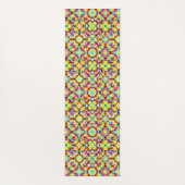 タイル地中海の、アルコールインクタイル、マジョリカ ヨガマット (裏面)