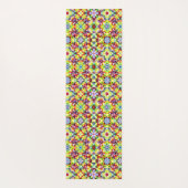 タイル地中海の、アルコールインクタイル、マジョリカ ヨガマット (裏面)