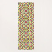 タイル地中海の、アルコールインクタイル、マジョリカ ヨガマット (裏面)