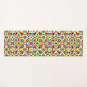 タイル地中海の、アルコールインクタイル、マジョリカ ヨガマット (正面(横))