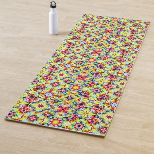 タイル地中海の、アルコールインクタイル、マジョリカ ヨガマット (インサイチュ)