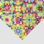 タイル地中海の、アルコールインクタイル、マジョリカ 薄葉紙 (詳細)