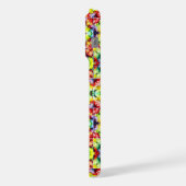 タイル地中海の、アルコールインクタイル、マジョリカ iPhoneケース (左側面)