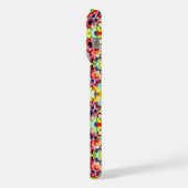 タイル地中海の、アルコールインクタイル、マジョリカ iPhoneケース (左側面)