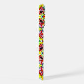 タイル地中海の、アルコールインクタイル、マジョリカ iPhoneケース (右側面)