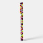 タイル地中海の、アルコールインクタイル、マジョリカ iPhoneケース (左側面)