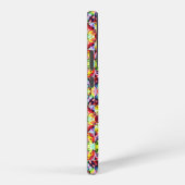 タイル地中海の、アルコールインクタイル、マジョリカ SAMSUNG GALAXYケース (右側面)