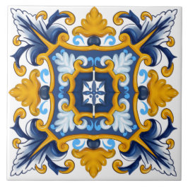 タイル地中海の、シチリアのタイル タイル