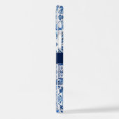 タイル地中海の,ポルトガル語,アズレジョ,あなたの名前 iPhoneケース (左側面)