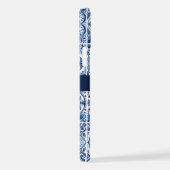 タイル地中海の,ポルトガル語,アズレジョ,あなたの名前 iPhoneケース (右側面)