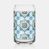 タイル地中海の、ポルトガル語、アズレジョ、マジョリカ ガラス缶 (左)