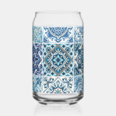 タイル地中海の、ポルトガル語、アズレジョ、マジョリカ ガラス缶 (左)