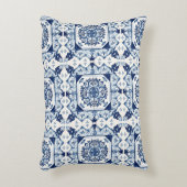 タイル地中海の，ポルトガル語， Azulejo, Majolica アクセントクッション (正面(垂直))