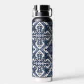 タイル地中海の,ポルトガル語, Azulejo, Majolica ウォーターボトル (背面)