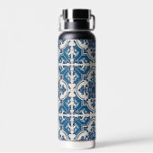 タイル地中海の，ポルトガル語， Azulejo, Majolica ウォーターボトル (背面)