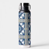 タイル地中海の，ポルトガル語， Azulejo, Majolica ウォーターボトル (正面)