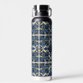 タイル地中海の，ポルトガル語， Azulejo, Majolica ウォーターボトル (背面)