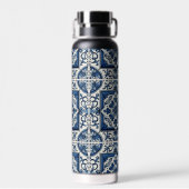 タイル地中海の，ポルトガル語， Azulejo, Majolica ウォーターボトル (背面)