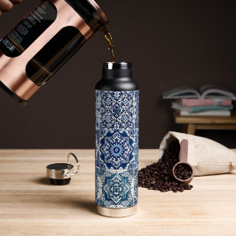 タイル地中海の，ポルトガル語， Azulejo, Majolica ウォーターボトル