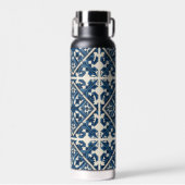 タイル地中海の，ポルトガル語， Azulejo, Majolica ウォーターボトル (正面)