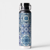 タイル地中海の，ポルトガル語， Azulejo, Majolica ウォーターボトル (背面)