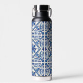 タイル地中海の，ポルトガル語， Azulejo, Majolica ウォーターボトル (正面)