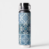 タイル地中海の,ポルトガル語, Azulejo, Majolica ウォーターボトル (背面)