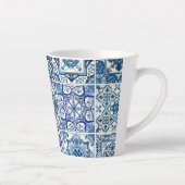 タイル地中海の,ポルトガル語, Azulejo, Majolica カフェラテマグ (右)