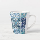 タイル地中海の，ポルトガル語， Azulejo, Majolica カフェラテマグ (右)