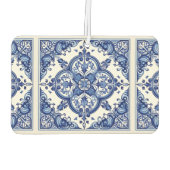 タイル地中海の,ポルトガル語, Azulejo, Majolica カーエアーフレッシュナー (裏面)