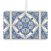 タイル地中海の,ポルトガル語, Azulejo, Majolica カーエアーフレッシュナー (正面)