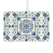 タイル地中海の,ポルトガル語, Azulejo, Majolica カーエアーフレッシュナー (裏面)