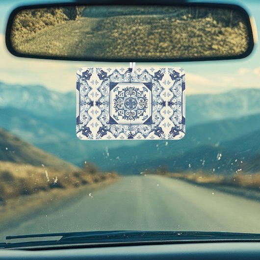 タイル地中海の,ポルトガル語, Azulejo, Majolica カーエアーフレッシュナー