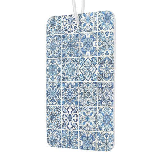 タイル地中海の,ポルトガル語, Azulejo, Majolica カーエアーフレッシュナー (左)