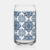 タイル地中海の，ポルトガル語， Azulejo, Majolica ガラス缶 (正面)