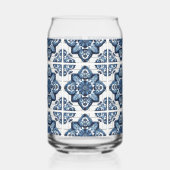 タイル地中海の，ポルトガル語， Azulejo, Majolica ガラス缶 (左)