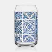 タイル地中海の，ポルトガル語， Azulejo, Majolica ガラス缶 (正面)