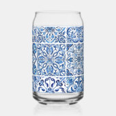 タイル地中海の，ポルトガル語， Azulejo, Majolica ガラス缶 (裏面)