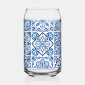 タイル地中海の，ポルトガル語， Azulejo, Majolica ガラス缶 (左)