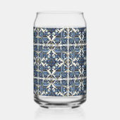 タイル地中海の，ポルトガル語， Azulejo, Majolica ガラス缶 (裏面)