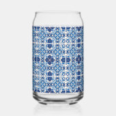 タイル地中海の，ポルトガル語， Azulejo, Majolica ガラス缶 (裏面)