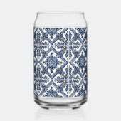 タイル地中海の，ポルトガル語， Azulejo, Majolica ガラス缶 (裏面)