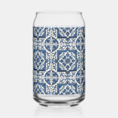 タイル地中海の，ポルトガル語， Azulejo, Majolica ガラス缶 (正面)