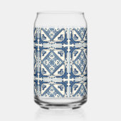 タイル地中海の，ポルトガル語， Azulejo, Majolica ガラス缶 (裏面)