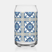 タイル地中海の,ポルトガル語, Azulejo, Majolica ガラス缶 (正面)