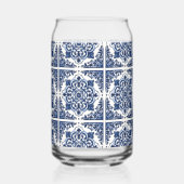 タイル地中海の，ポルトガル語， Azulejo, Majolica ガラス缶 (裏面)